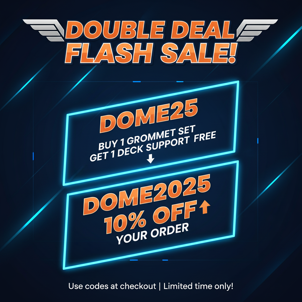 DOME25 + DOME2025 Flash Sale - Square Format 10% OFF